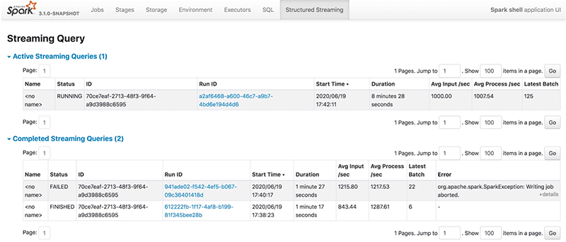 Apache Spark™ 3.0中全新的Structured Streaming UI-阿里云开发者社区 Apache Spark™ 3.0中全新的Structured Streaming UI-阿里云开发者社区